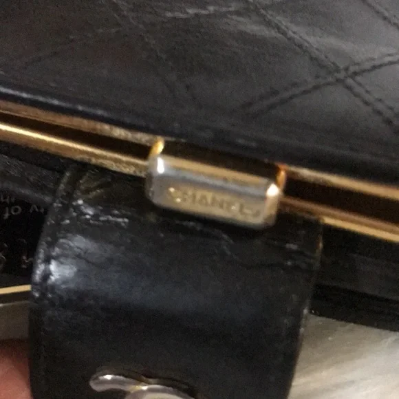 Wild stitch Chanel kids wallet lamb skin - Picture 9 of 14